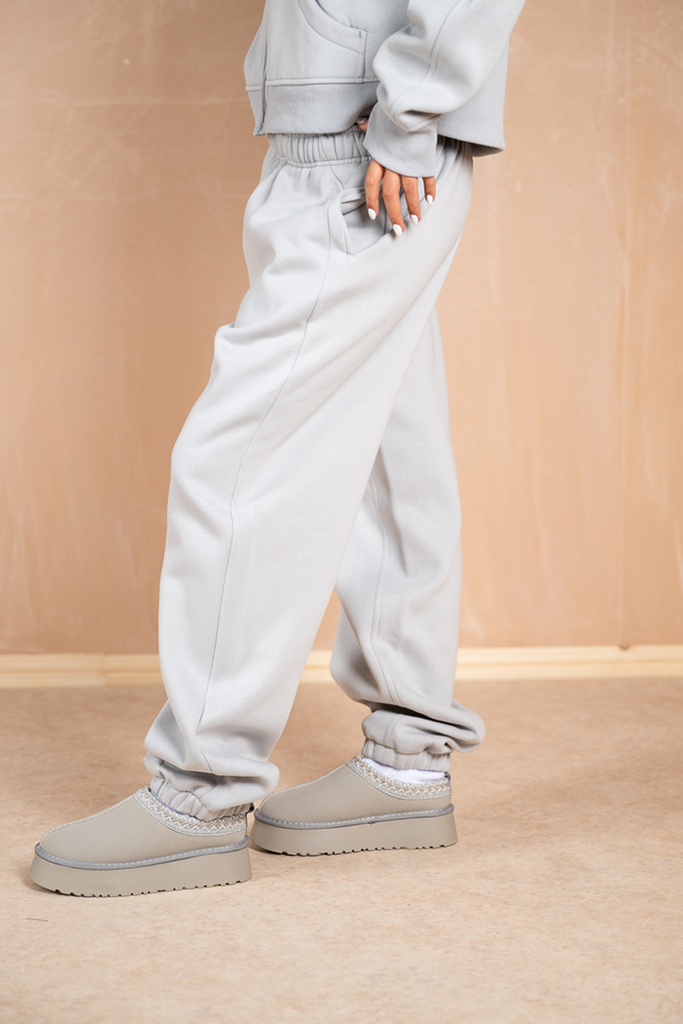 Relaxed Cuff Joggers - Grey